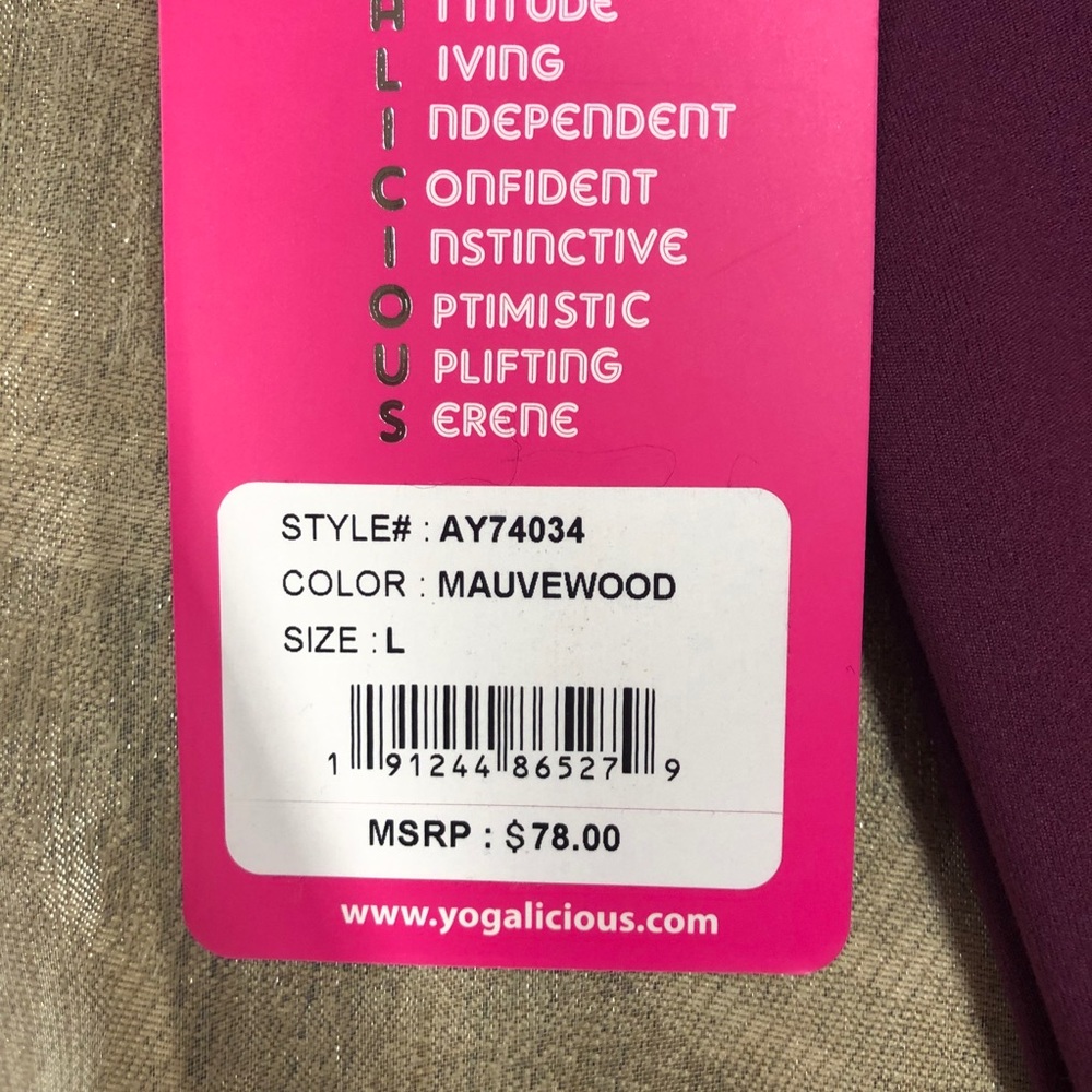 🆕🆕‼️Mauvewood Yogalicious high waist leggings - Picture 2 of 6